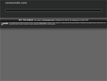 Tablet Screenshot of censurado.com